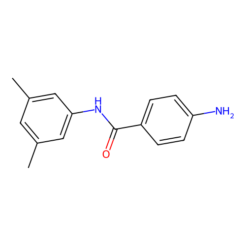 4-amino-N-(3,5-dimethylphenyl)benzamide structure