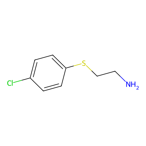 2-[(4-Chlorophenyl)thio]ethanamine structure