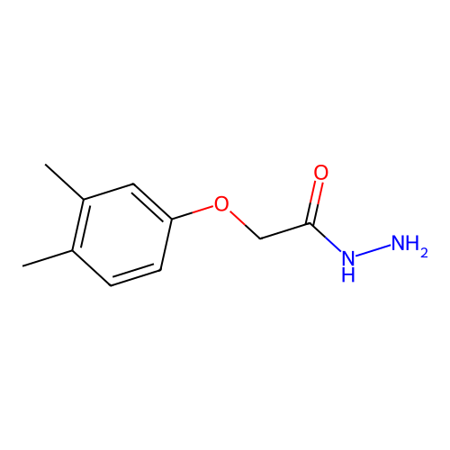 2-(3,4-二甲基苯氧基)乙酰肼 structure