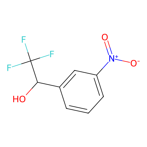 2,2,2-Trifluoro-1-(3-nitrophenyl)ethanol structure