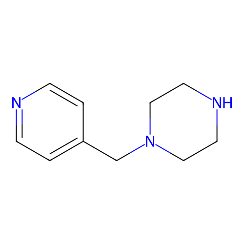 1-((Pyridin-4-yl)methyl)piperazine structure