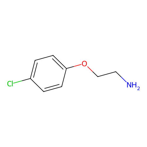 2-(4-Chlorophenoxy)ethylamine structure