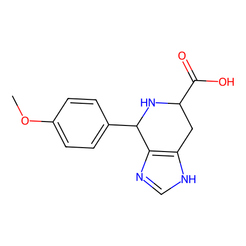 4-(4-Methoxy-phenyl)-4,5,6,7-tetrahydro-1H-imidazo[4,5-c]pyridine-6-carboxylic acid structure