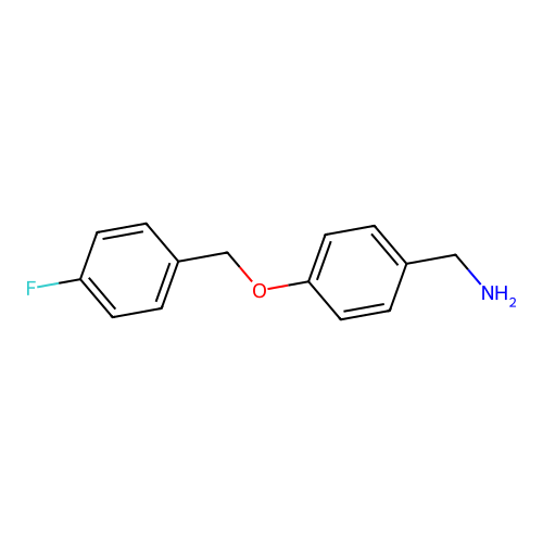 4-(4-Fluoro-benzyloxy)-benzylamine structure