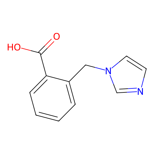 2-((1H-Imidazol-1-yl)methyl)benzoic acid structure