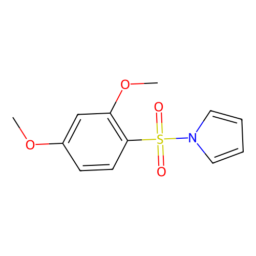 1-[(2,4-Dimethoxyphenyl)sulfonyl]-1H-pyrrole structure