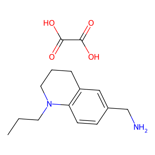 C-(1-Propyl-1,2,3,4-tetrahydro-quinolin-6-yl)-methylamine oxalate structure