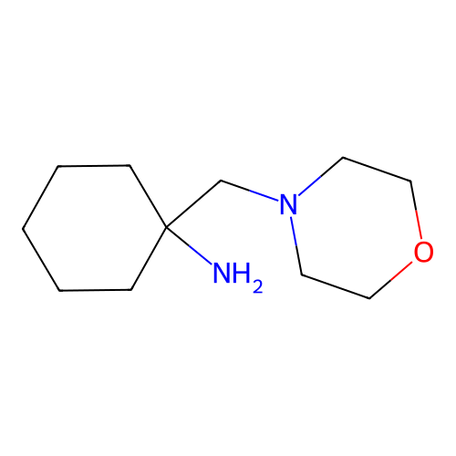 1-(Morpholin-4-ylmethyl)cyclohexanamine structure