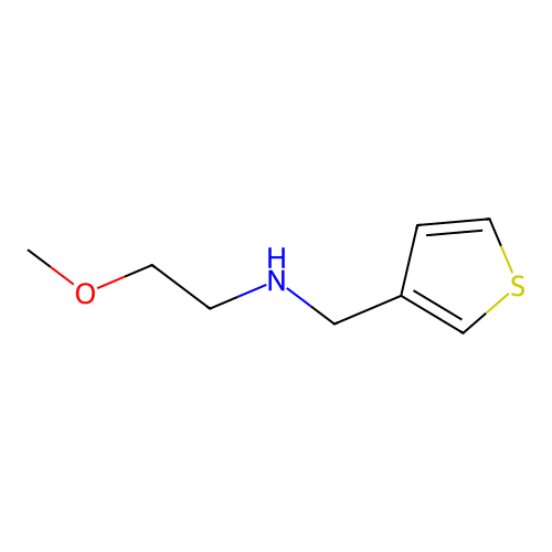 2-methoxy-N-(thiophen-3-ylmethyl)ethanamine structure