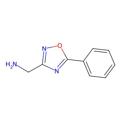 (5-Phenyl-1,2,4-oxadiazol-3-yl)methanamine structure