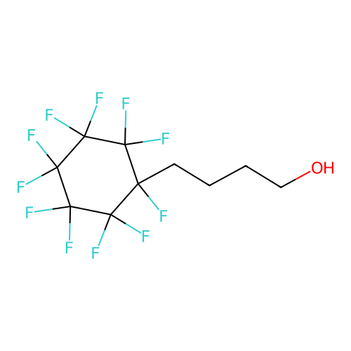 4-(Perfluorocyclohexyl)butan-1-ol structure