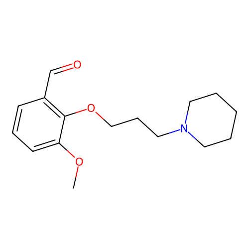 3-Methoxy-2-(3-piperidin-1-yl-propoxy)-benzaldehyde structure