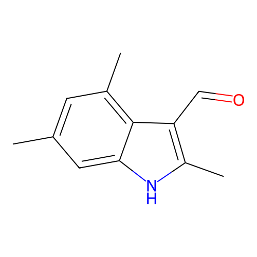 2,4,6-Trimethyl-1H-indole-3-carbaldehyde structure
