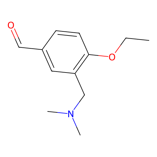 3-[(Dimethylamino)methyl]-4-ethoxybenzaldehyde structure