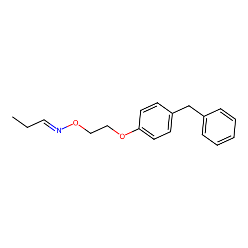 N-(2-(4-Benzylphenoxy)ethoxy)propan-1-imine structure