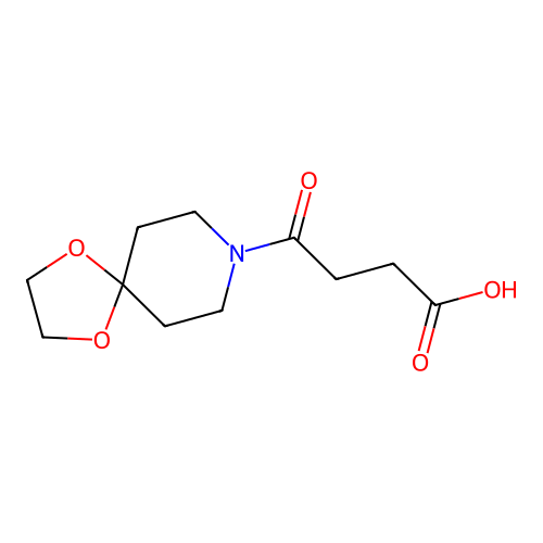 4-(1,4-Dioxa-8-azaspiro[4.5]dec-8-yl)-4-oxobutanoic acid structure