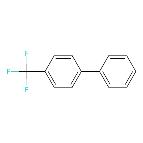 4-Trifluoromethylbiphenyl structure