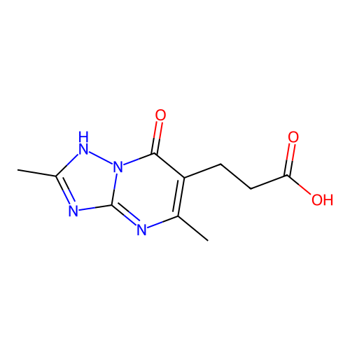 3-{2,5-dimethyl-7-oxo-3H,7H-[1,2,4]triazolo[1,5-a]pyrimidin-6-yl}propanoic acid structure