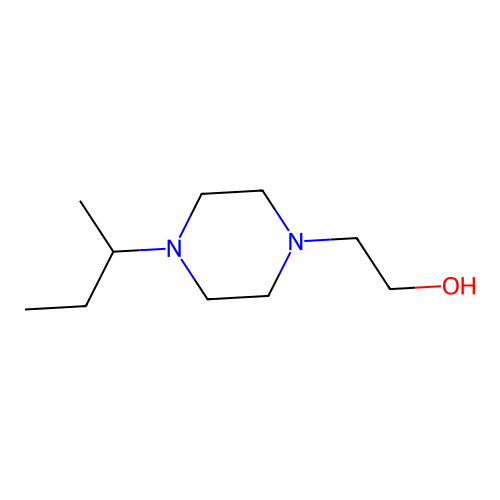 2-[4-(2-Butyl)-piperazin-1-yl]-ethanol structure