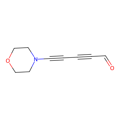 5-Morpholin-4-ylpenta-2,4-diynal structure