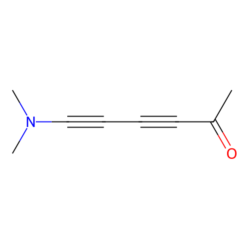 6-(Dimethylamino)hexa-3,5-diyn-2-one structure