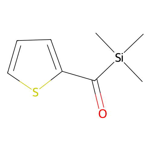 Silane, trimethyl(2-thienylcarbonyl)- structure