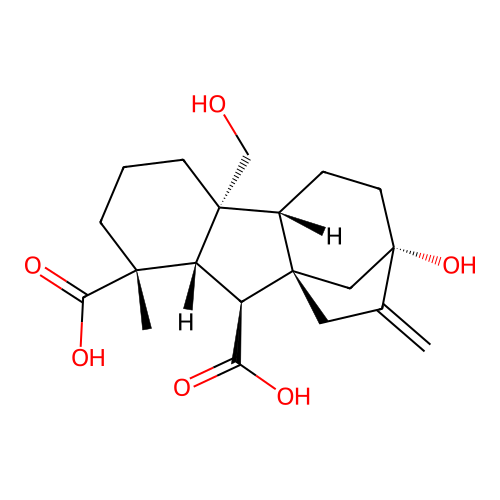 Gibberellin A44 diacid structure