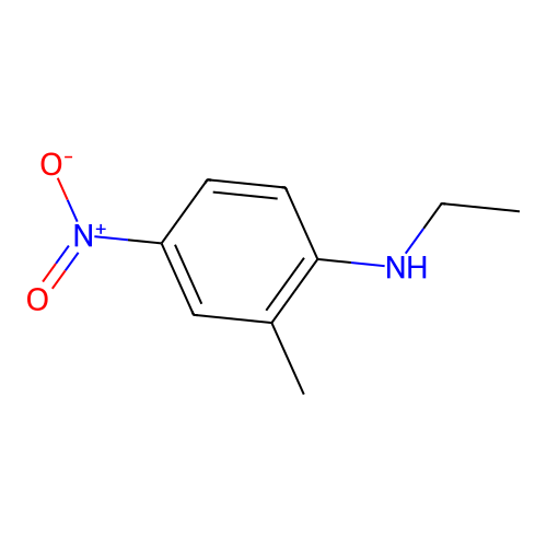 N-Ethyl-2-methyl-4-nitroaniline structure