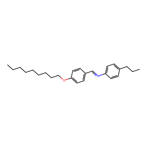 Benzenamine, N-[[4-(nonyloxy)phenyl]methylene]-4-propyl- structure