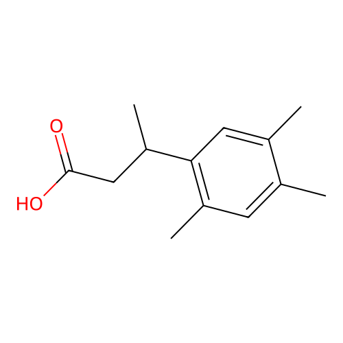 3-(2,4,5-trimethylphenyl)butanoic Acid structure