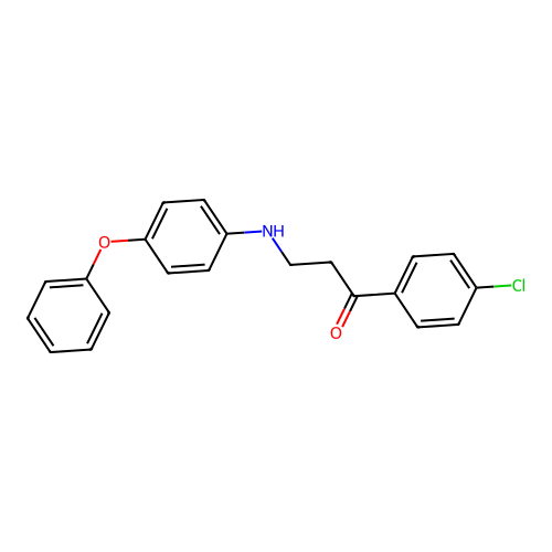 1-(4-Chlorophenyl)-3-(4-phenoxyanilino)-1-propanone structure