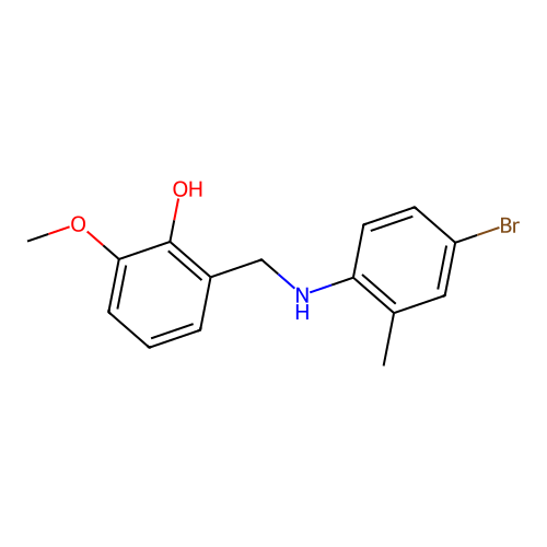 2-{[(4-Bromo-2-methylphenyl)amino]methyl}-6-methoxyphenol structure
