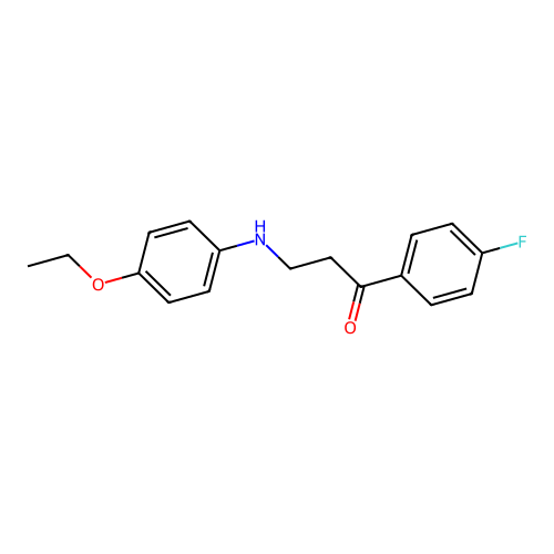 3-(4-Ethoxyanilino)-1-(4-fluorophenyl)-1-propanone structure