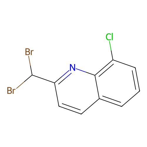 8-Chloro-2-dibromomethyl-quinoline structure