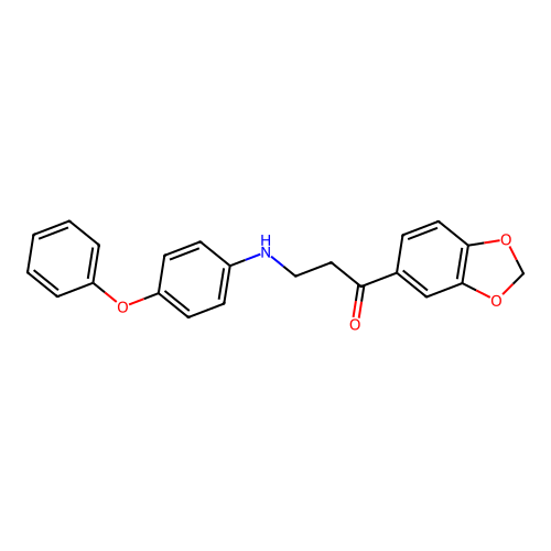 1-(1,3-Benzodioxol-5-yl)-3-(4-phenoxyanilino)-1-propanone structure