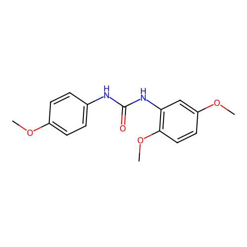 1-(2,5-Dimethoxyphenyl)-3-(4-methoxyphenyl)urea structure
