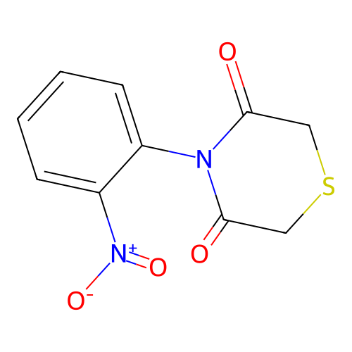 4-(2-Nitrophenyl)thiomorpholine-3,5-dione structure