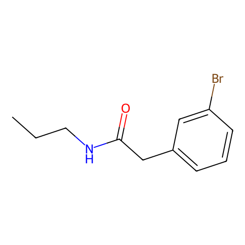 2-(3-Bromo-phenyl)-N-propyl-acetamide structure