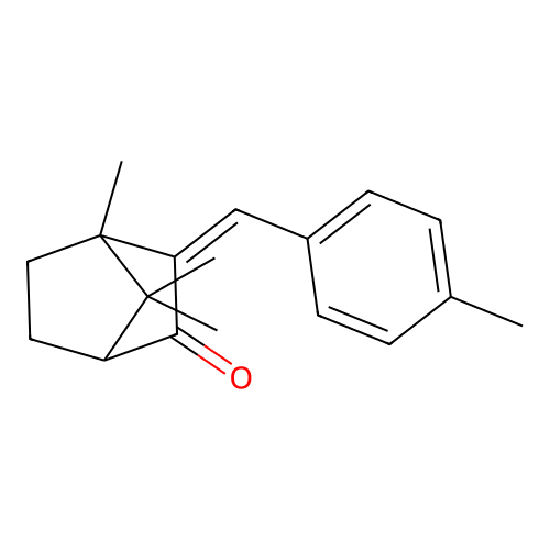 4,7,7-Trimethyl-3-(4-methylbenzylidene)bicyclo[2.2.1]heptan-2-one structure