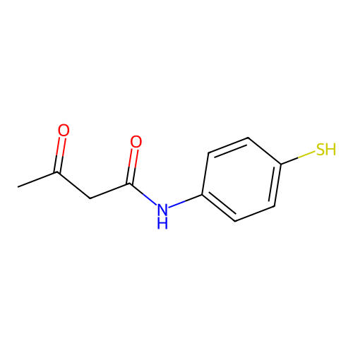 N-(4-Mercaptophenyl)-3-oxobutanamide structure
