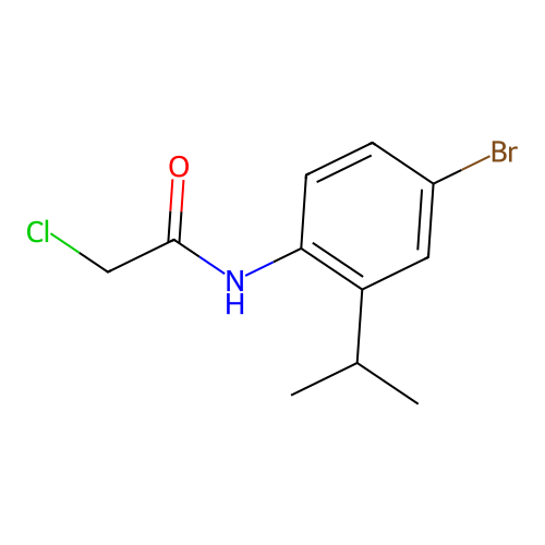N-(4-Bromo-2-isopropyl-phenyl)-2-chloro-acetamide structure
