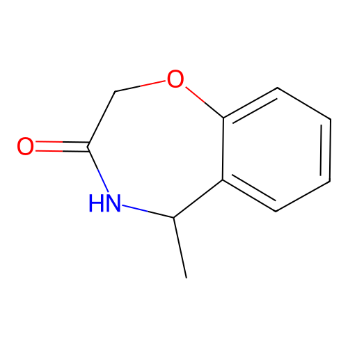 5-Methyl-2,3,4,5-tetrahydro-1,4-benzoxazepin-3-one structure