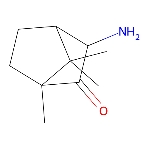 Aminocampher structure