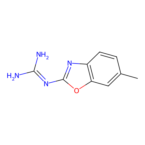 2-(6-Methyl-1,3-benzoxazol-2-yl)guanidine structure