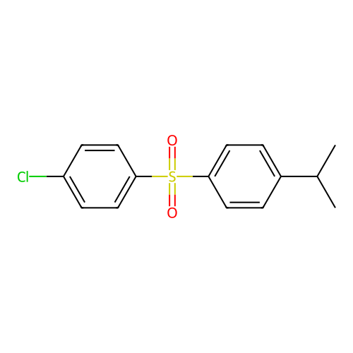 1-(4-Chlorobenzenesulfonyl)-4-(propan-2-yl)benzene structure
