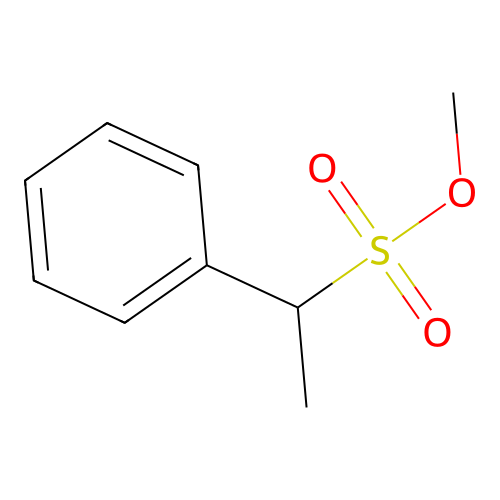Methyl 1-phenylethanesulfonate structure