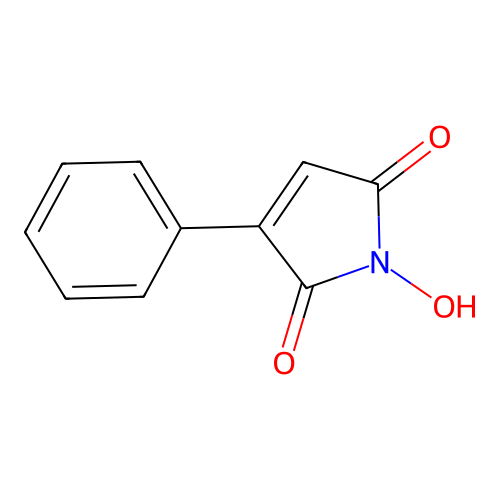 N-Hydroxy-2-phenylmaleimide structure