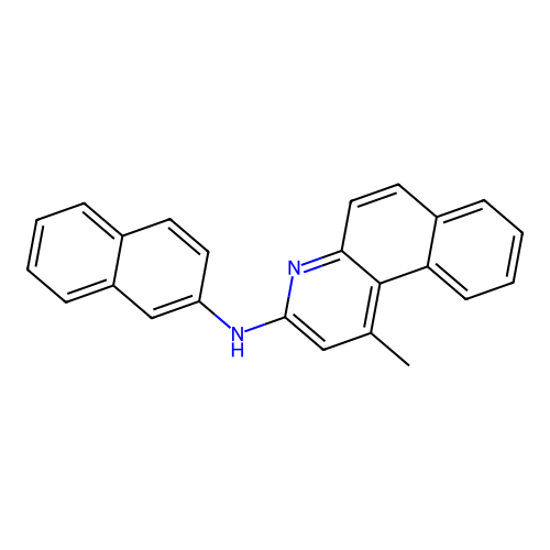 1-Methyl-N-(naphthalen-2-yl)benzo[f]quinolin-3-amine structure
