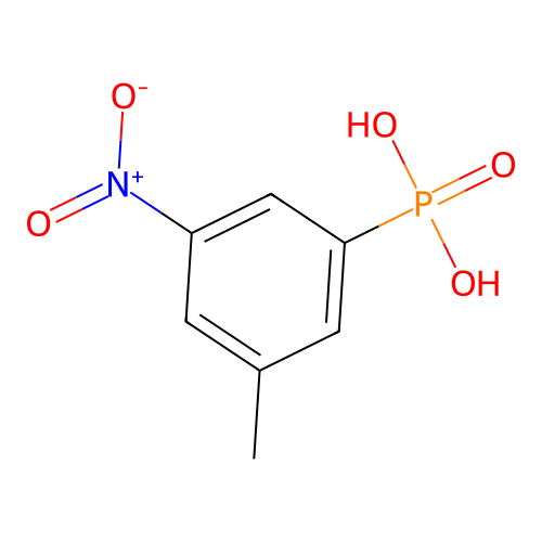 (3-Methyl-5-nitrophenyl)phosphonic acid structure