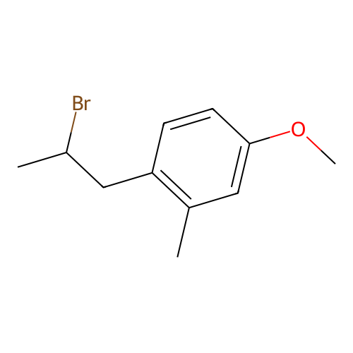 1-(2-Bromopropyl)-4-methoxy-2-methylbenzene structure